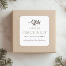 Search for peace square stickers Minimalist