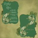 Search for clover bridal shower invitations Calligraphy