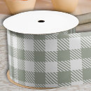 Search for sage green ribbon Gingham