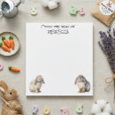 Search for bunny rabbit notepads Watercolor