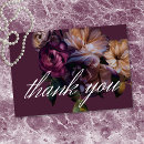 Search for floral wedding thank you cards Elegant script