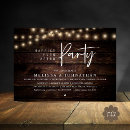 Search for rustic heart wedding invitations String lights