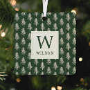 Search for pine christmas tree decorations Initial