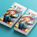 Search for rodeo playing cards Cowgirl