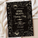 Search for mystical birthday invitations Moon