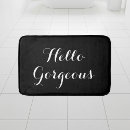 Search for gorgeous bath mats Script