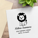 Search for lion rubber stamps Cartoon