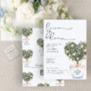 Search for love in bloom bridal shower invitations Floral