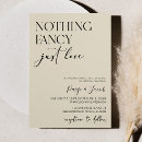 Search for tan wedding invitations Nothing fancy just love