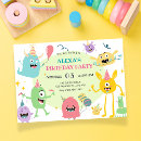 Search for funny monster invitations Kids