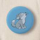Search for wolf howling badges Cute