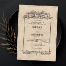 Search for vintage gothic wedding invitations Victorian
