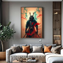 Search for samurai canvas prints Warrior