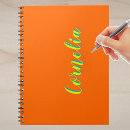 Search for orange notebooks Girly