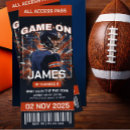 Search for football birthday invitations Editable