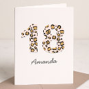 Search for leopard print birthday cards Girly