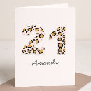 Search for leopard print birthday cards Girly
