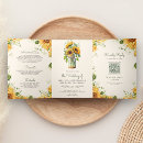 Search for sunflower wedding invitations All in one