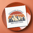 Search for mountains napkins Family reunion