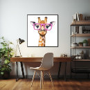 Search for pink giraffe posters Wall