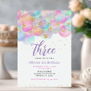 Search for pastel rainbow party invitations Balloon