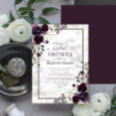 Search for marble bridal shower invitations Elegant