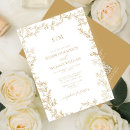 Search for gold leaf invitations Modern