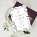 Search for elegant purple invitations Modern