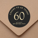 Search for elegant mens birthday stickers Simple