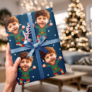 Search for face christmas wrapping paper Elf