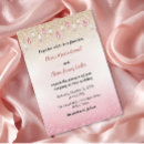 Search for rose gold glitter wedding invitations Stylish