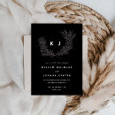 Search for distinguished invitations Black and white