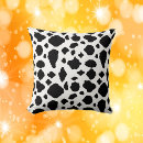 Search for black and white cow print cushions Country