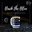 Search for law enforcement support mugs Back the blue