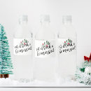 Search for christmas water bottle labels Classic