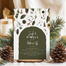 Search for foliage christmas invitations Modern