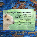 Search for alpaca business cards Fibre