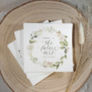 Search for mr and mrs napkins Botanical