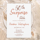 Search for boho 50th birthday invitations Rustic