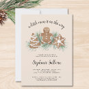 Search for gingerbread baby shower invitations Watercolor