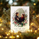 Search for holiday party save the dates Greenery