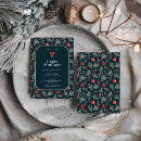 Search for red black christmas invitations Jingle and mingle