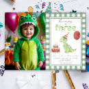 Search for dinosaur photo birthday invitations Jungle
