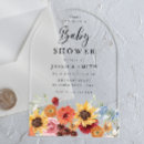 Search for watercolor floral baby shower invitations Boho
