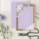 Search for floral lace invitations Botanical