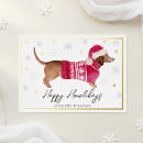 Search for doxie christmas cards Happy howlidays