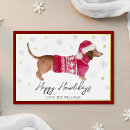 Search for doxie christmas cards Happy howlidays