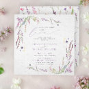 Search for backyard square invitations Watercolor floral