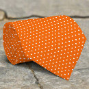 Search for orange dot ties Polka