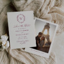 Search for burgundy floral save the dates Red